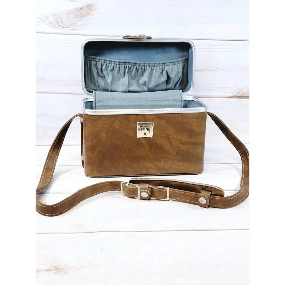 Vintage Camera Hard Case Bag Shoulder Strap - 12